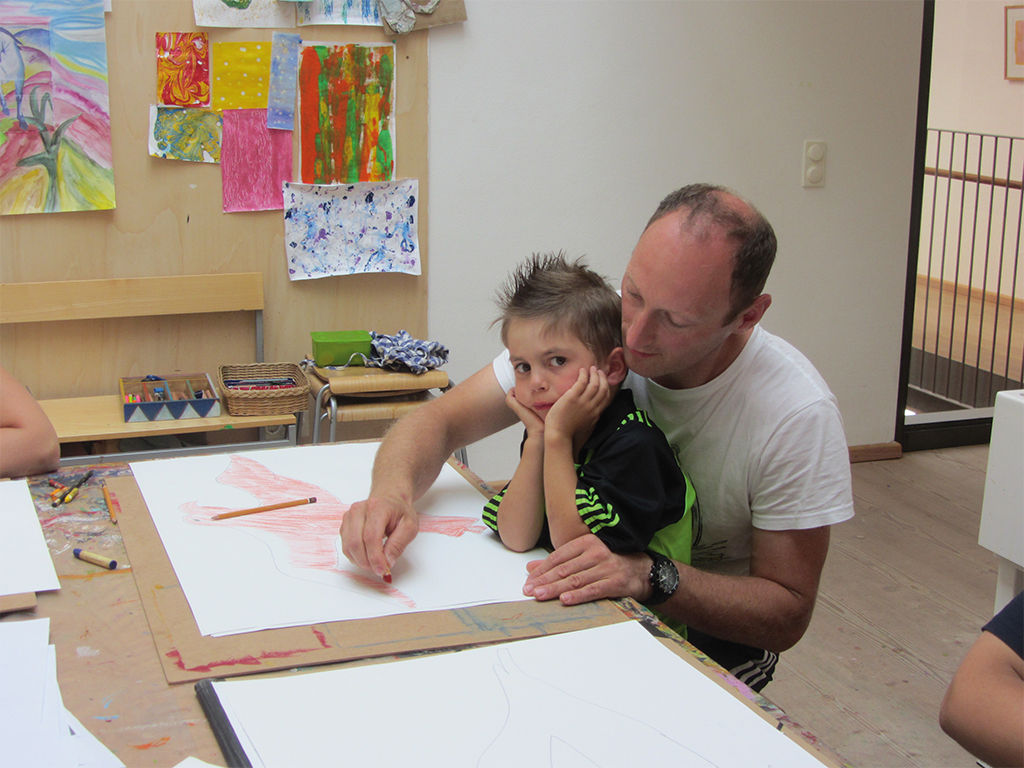 Therapiezentren: Gemeinsam malen